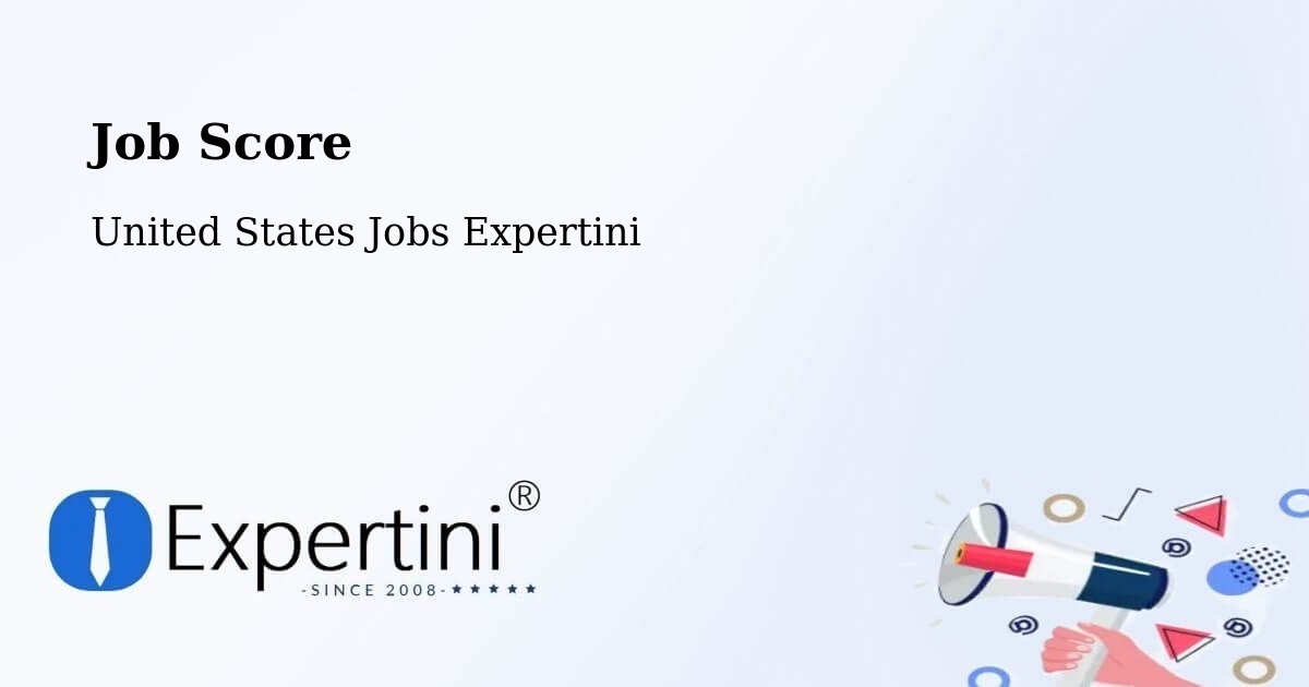 Job Score & Job Description Score Tool – Ronceverte - United States Jobs Expertini