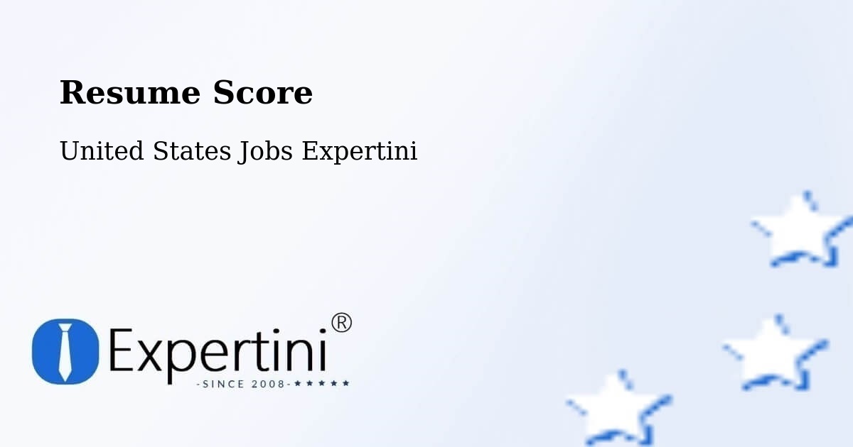 Resume Score & Job Description Match Tool – Ronceverte - United States Jobs Expertini